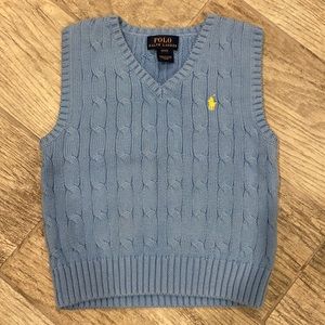 Ralph Lauren Toddler Boys Size 2T Knitted Vest